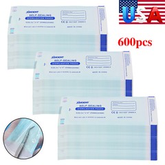 1000 3.5″ x 10″ Dental Sterilization Pouches Sterilizer Autoclave Bags Tool Nail