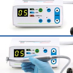 Dental Brushless Electric Micro Motor 4Hole/LED 1:1 1:5 Increasing Handpiece