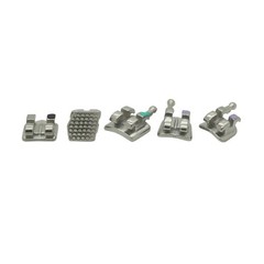 Dental Orthodontic Brackets Metal Brace MIM MINI Roth MBT 022 018 345 With Hooks
