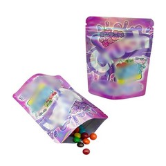 25 Pack 3.5g Food Grade Mylar Bags – Smell Proof Heat Seal Airtight Zip Pouches