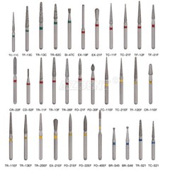 20Packs 100Pcs Dental Diamond Burs FG Burs Turbine For High Speed Handpiece