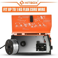 200A 110V/220V Gasless MIG Flux Core ARC/Lift TIG/MMA Welder &TIG Torch Home DIY