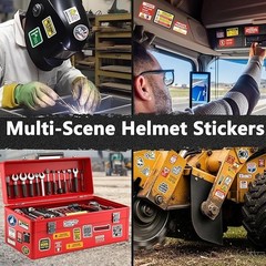 160 Funny Blue Collar Stickers for Adult Men’s Hard Hats & Tools – Great Gifts