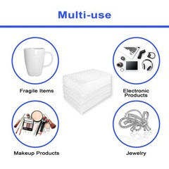 Any Size Bubble Out Pouches Protective Wrap Self Seal Pouches Made In USA