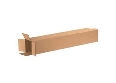 25 Pack Corrugated Shipping Boxes 6x6x36 Cardboard Mailers Kraft Packing Boxes