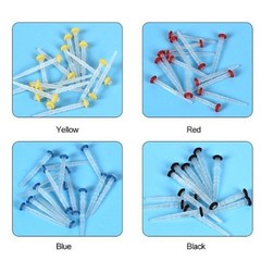 200pcs Dental Quartz Fiber Post Kit 8 Sizes Straight & Screw Threaded Posts Endo