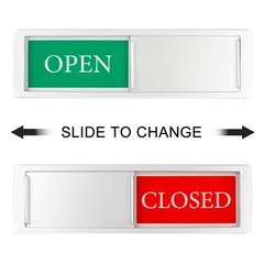 Sliding Open Closed Sign Stylish Magnetic Door Window Indicator Easy Install