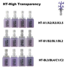 US Dental Lithium Disilicate Glass Ceramic Blocks C14 HT CAD CAM CEREC Blocks