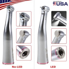 Dental 1:5 Increasing Contra Angle LED Optic Handpiece For NSK Electric Motor KV