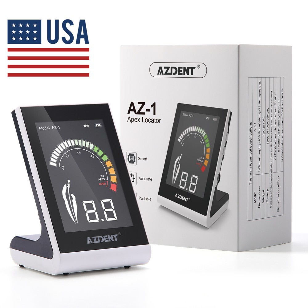 AZDENT localizador de apice dental electrónico medición del canal radicular USA