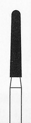 Premium Gold Plated Diamond-Round End Taper-G850/012F (GC4SF)-Fine (10 Burs)
