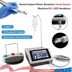 N Surgic Pro Fiber Optic System Implant Motor Surgical Micromotor +Handpiece