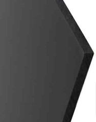 High Density Plastic Sheet Polyethylene Black 1/4″ Thick x 24″ L X 12 in W HDPE
