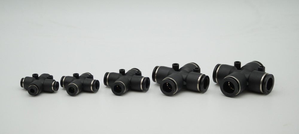 CHELIC SQX3 08 Ø8 Cross Push to connect Fitting (10 PCS PER BAG)