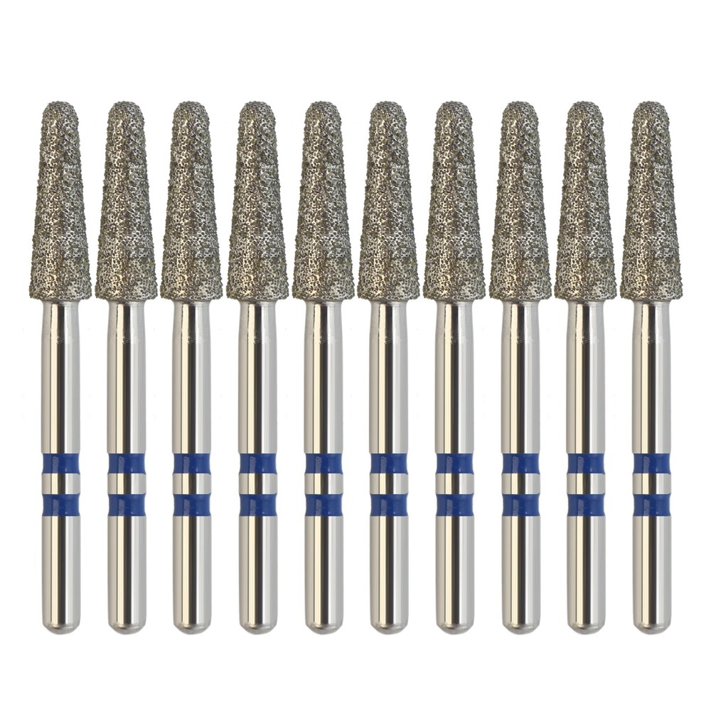 Zirconia Adjustment Diamonds Bur Round End Taper Z856/025M Medium FG High Speed