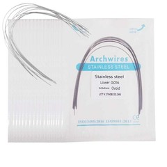 Dental Orthodontic Stainless Steel Round Arch Wire Ovoid Form 10pcs/pack