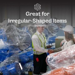 4 Rolls 17″ x 1476′ (34 Gauge) Plastic Film Pre-Stretch Hand Shrink Wrap Clear