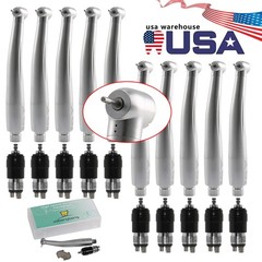 10* NSK Style Dental High Speed Turbine Handpiece W/ Quick Coupler 4 Hole YBNK4