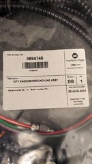 Markem-Imaje 15FT Vacuum/Ground Line Assy 0695746 2021