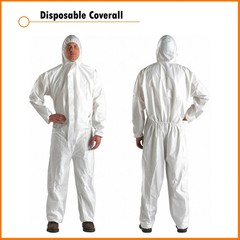 3 x Disposable Protective Coveralls Cleaning Painting Spray Suits Hood Boot