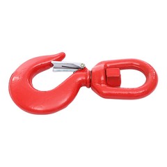 Locking Swivel Heavy Duty Lifting Hook 5T with Safety Latch & 360° Rotation