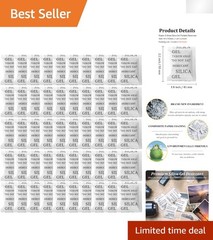 Silica Gel Packets – 50 Packs of 5 Grams, Food Safe Moisture Absorbers, Reusable