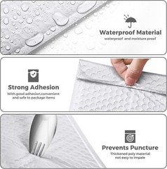 Bubble Mailers10.5×16 500pack Large Padded Envelopes 10.5×15 Mailing Bags White