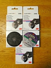 (5) PACKS 3M 33456 Cubitron II 3′ x .04′ x 3/8′ Cut-Off Wheel – 5 Wheels/pack.