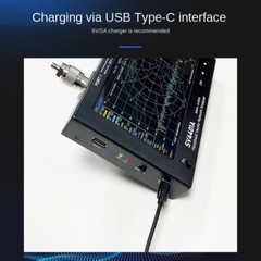 SV4401A 50KHz-4.4GHz VNA Vector Network Analyzer 100DB Dynamic 7 Inch Touch LCD