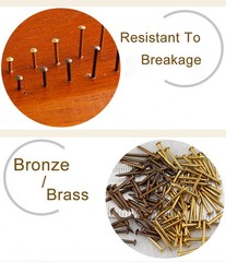 20-100PCS Small Mini Round Head Nail Pure Copper Brass Tack Dia1.2-2.8mm L8-55mm
