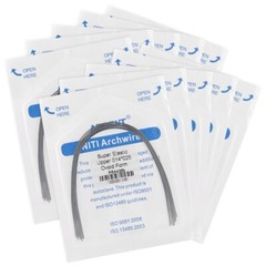 AZDENT Dental Orthodontic Super Elastic NITI Rectangular Arch Wires Ovoid Form