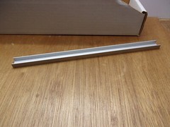 3/4″ Base X 3/8″ Leg X 12” Long 1/16″ Wall 6063 Anodized Aluminum U-Channel