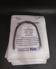 Dental Orthodontic Super Elastic NITI Arch Wires Rectangular Natural Form Wires