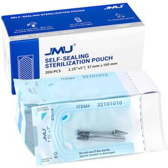 10 Boxes of JMU 200Pcs/Box Dental Self-Sealing Sterilization Pouches 2.25″ x 5″