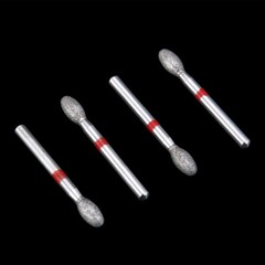 Dental Fine Grit Diamond Burs 379-023F/368-023F Egg Football Shape for Cutting