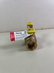 ProLine 1″ Brass Ball Valve 600PSI Full Port T Handle Valve 107-825TNL (8 Pack)