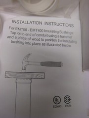 Lot of 20 yes 20 Arlington EMT150 Insulating Bushing 1 1/2in