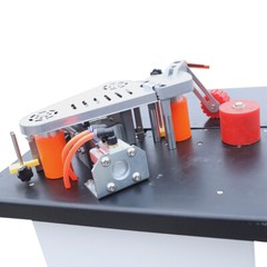 110V 1200W Portable Edge Bander Machine Double Side Gluing Wood Banding Machine