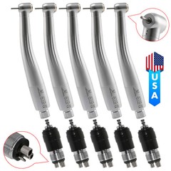 1-10*Dental High Speed Handpiece Standard Head / 4 Hole Coupler Fit NSK YBNK4 st