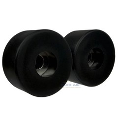2 PC Pack 1.5″ x 3/4″ Round Air Compressor Rubber Feet / Foot Vibration Pad Set