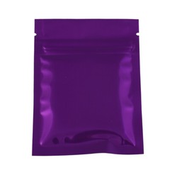 Flat Double Sided Purple Mylar QuickQlick™Bags in Multiple QTY 6x9cm (2.4×3.5in)