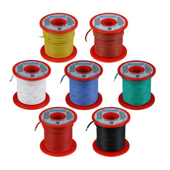 Bntechgo 18 Gauge Silicone Wire Kit 7 Color Each 100 Ft Flexible 18 Awg