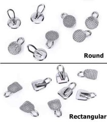 32Models Dental Orthodontic Bondable Lingual Buttons Round/Rectangular Base