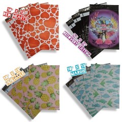 10×13 Designer Poly Mailers – Shipping Envelopes – Various Designs