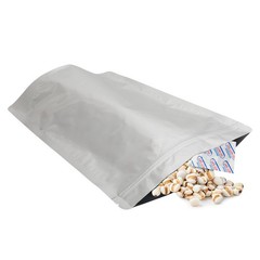 50/100 Mylar Stand-Up Food Storage Bags Resealable 9mil w/300cc Oxygen Absorbers