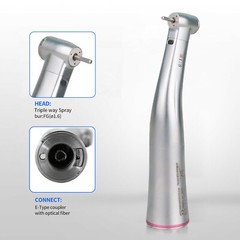 Dental 1:5 Increasing LED Fiber Optic Contra Angle 4 Spray Fit NSK X95L Ti-Max