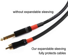 ALL SIZES & COLORS 5′ FT – 100 Feet Expandable Cable Sleeving Braided Tubing LOT