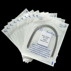 Dental Orthodontic Arch Wire Niti Super Elastic Round/Rectangular Natural Nature