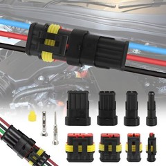 Car 1 2 3 4 5 6 Pin Superseal Waterproof Electrical Terminal Wire Connector Plug
