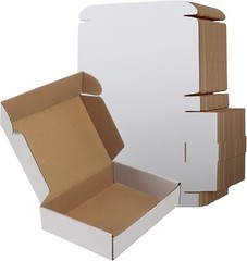 RLAVBL 9x6x2 Shipping Boxes Set of 50, White Small Corrugated Cardboard Box, …